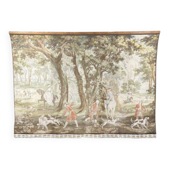 Wall tapestry "Hunting Scene", Louis XV style, 20th century