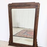 Antique Art Deco trumeau mirror