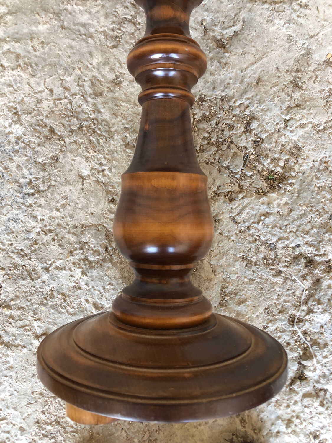 Vintage solid wood side table