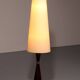Vintage teak floor lamp with fabric shade from Parker Knoll, 1960s