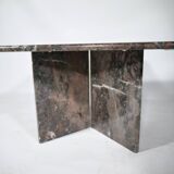 Table basse en marbre véritable vintage des années 1970