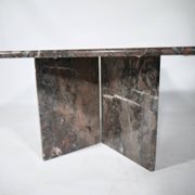 Table basse en marbre véritable vintage des années 1970