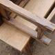 Antique solid oak farm benches