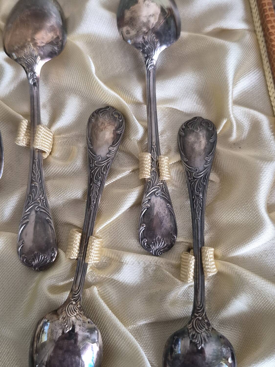 12 small mocha spoons Christofle Marly