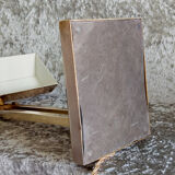 Brass articulated desk lamp