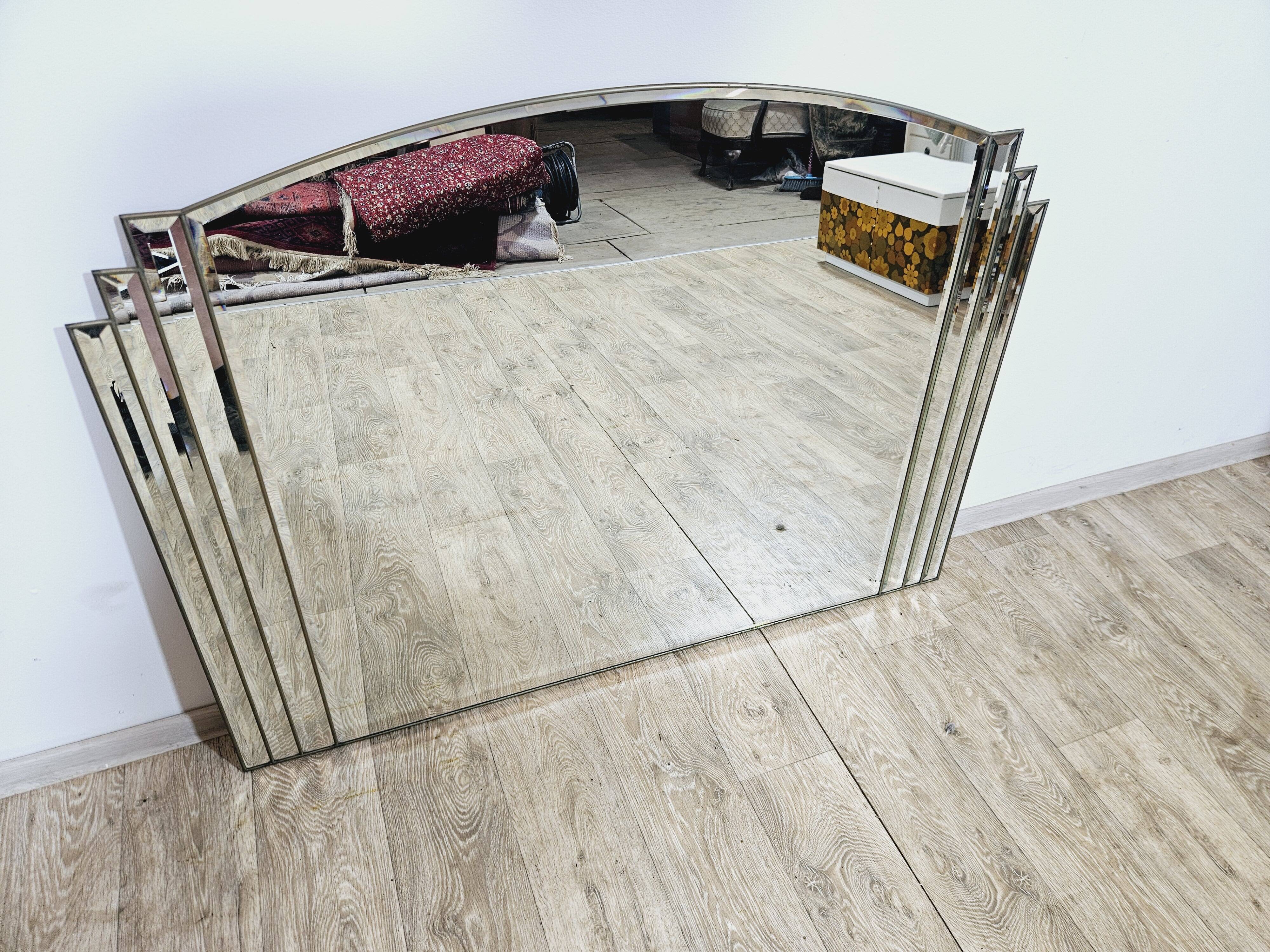 Domico crystal mirror in Art Deco style, Germany