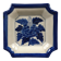 Blue floral decor pocket emptier