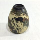 Ciboure Small Ovoid ceramic vase