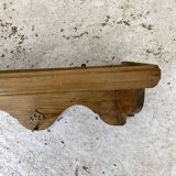 Solid wood kitchen wall shelf
