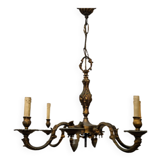 Lustre Louis XV 6 branches