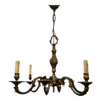 Louis XV chandelier 6 branches