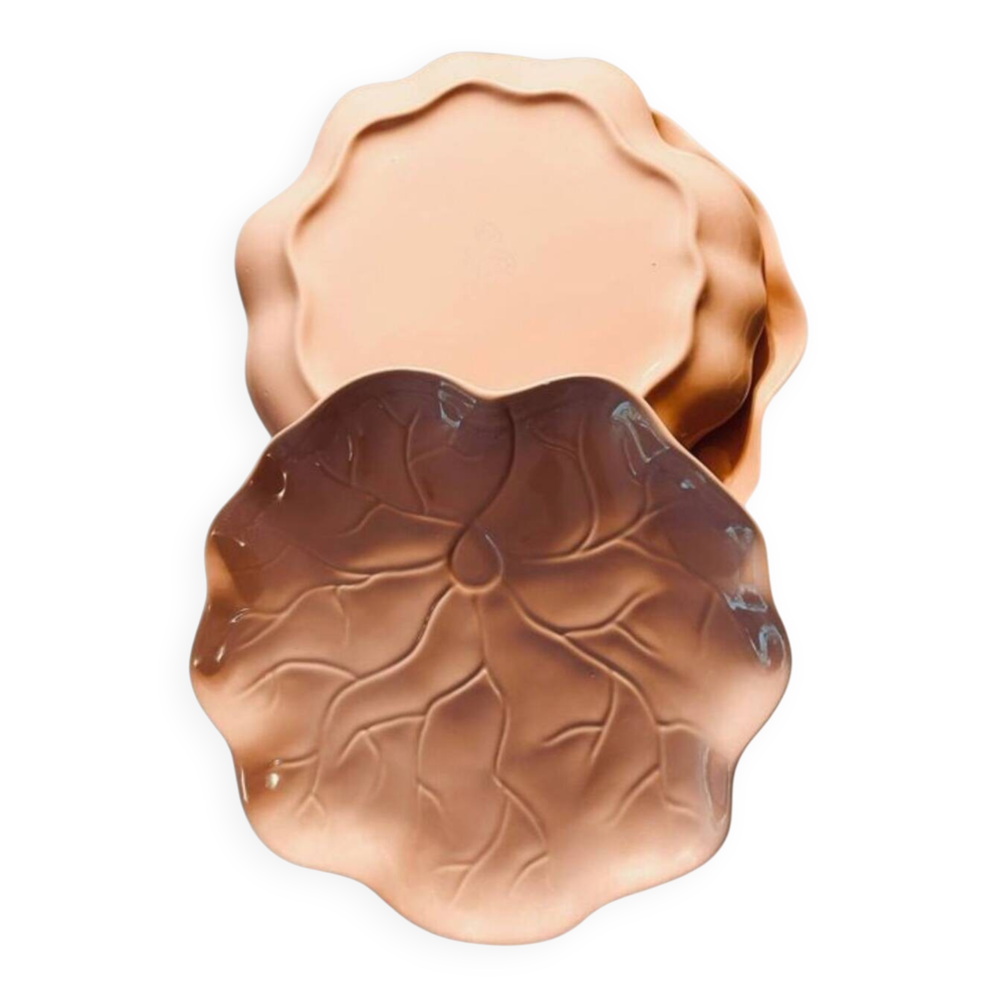 Lot de 6 assiettes Christian Dior – Modèle "Nénuphar"