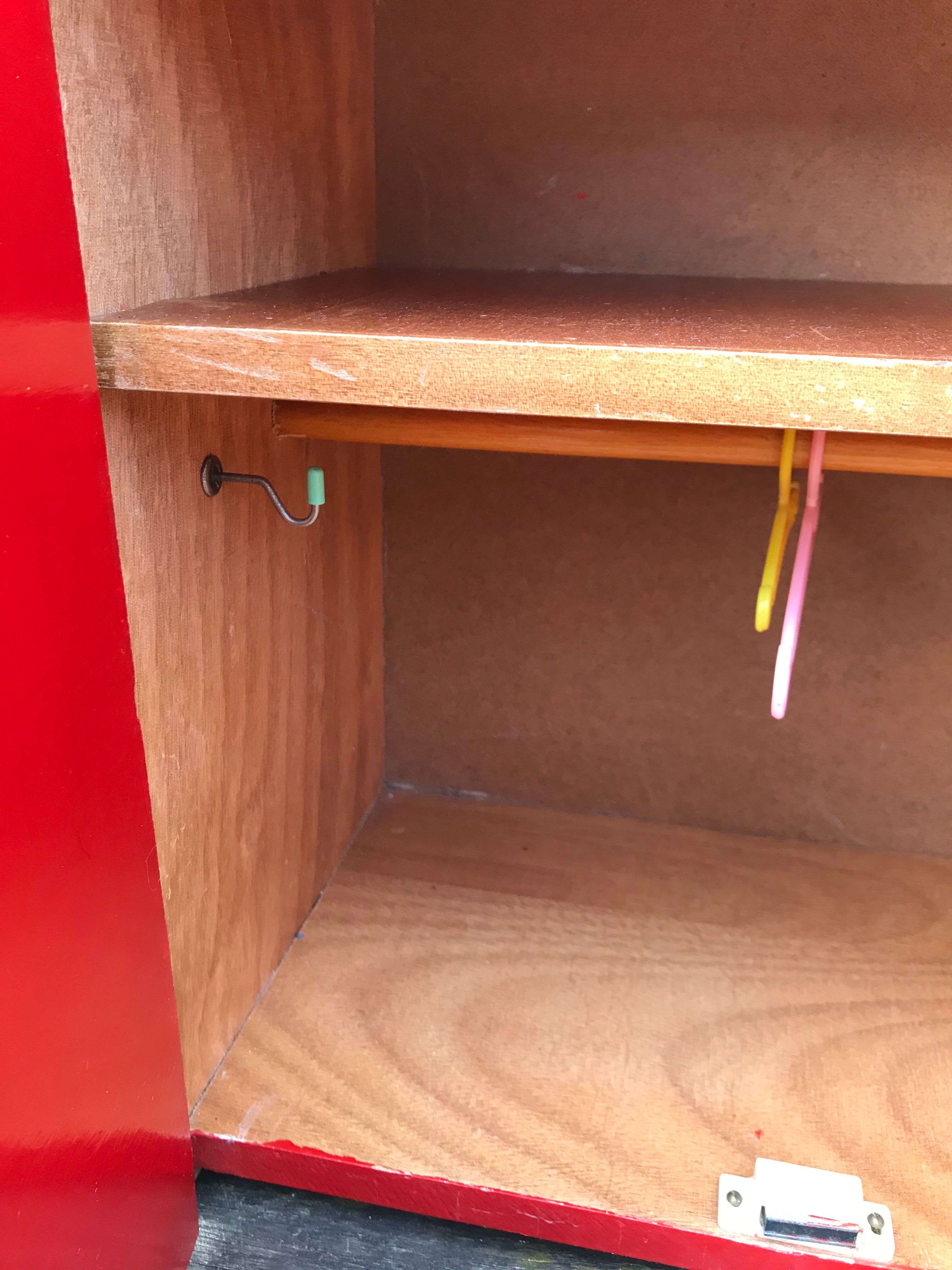 Doll clothes cabinet- Vintage toy