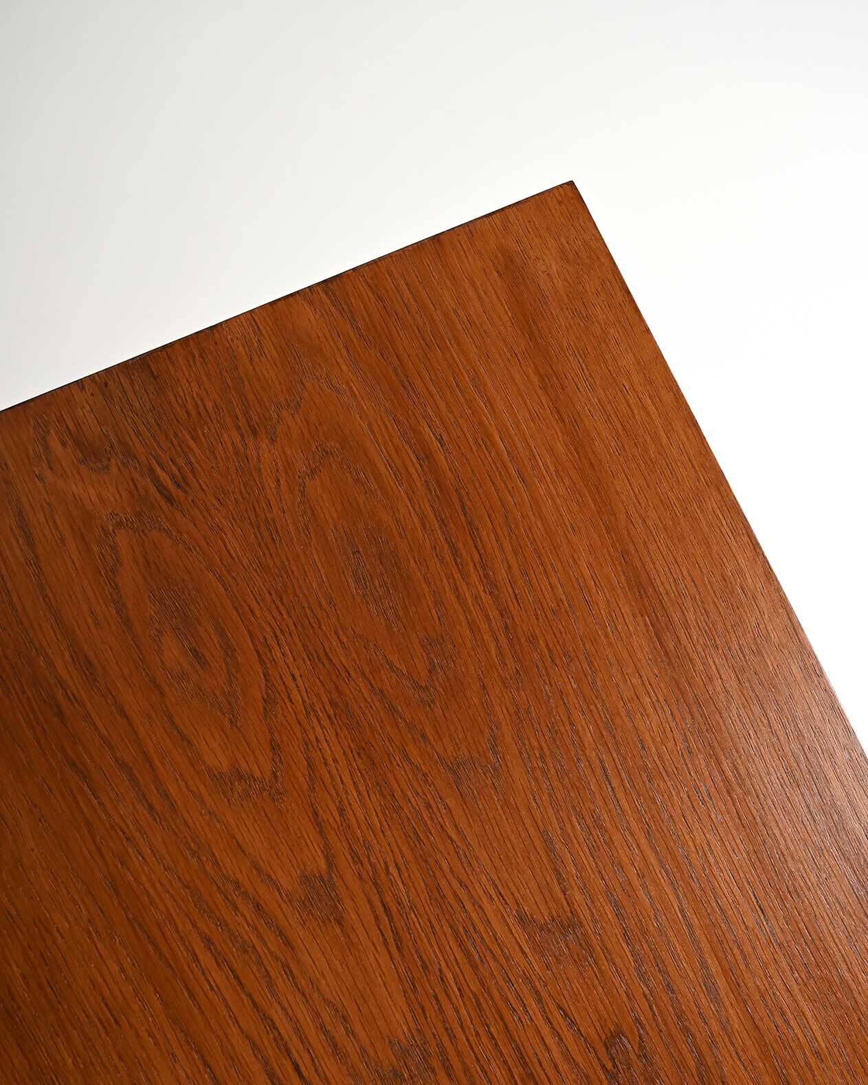 Scandinavian oak cabinet with tambour door, 1960s