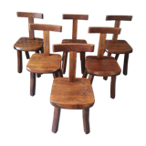 Set of 6 chairs T inspired by Olavi Hanninen