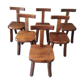 Set of 6 chairs T inspired by Olavi Hanninen