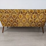 Bench and 2 vintage cocktail armchairs