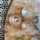 Set of 6 bowls or iridescent pink ramekins