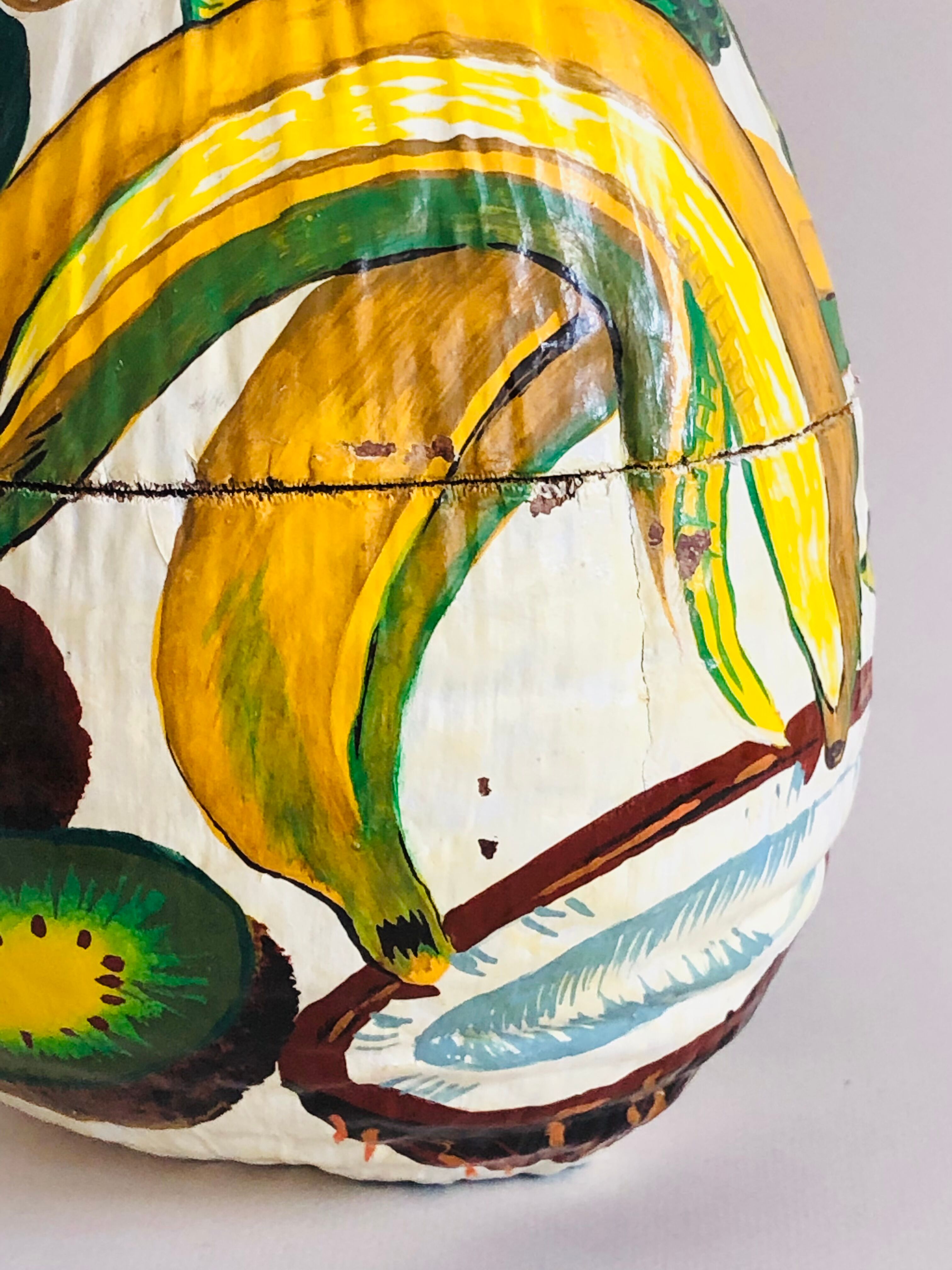 Vintage coconut ice bucket