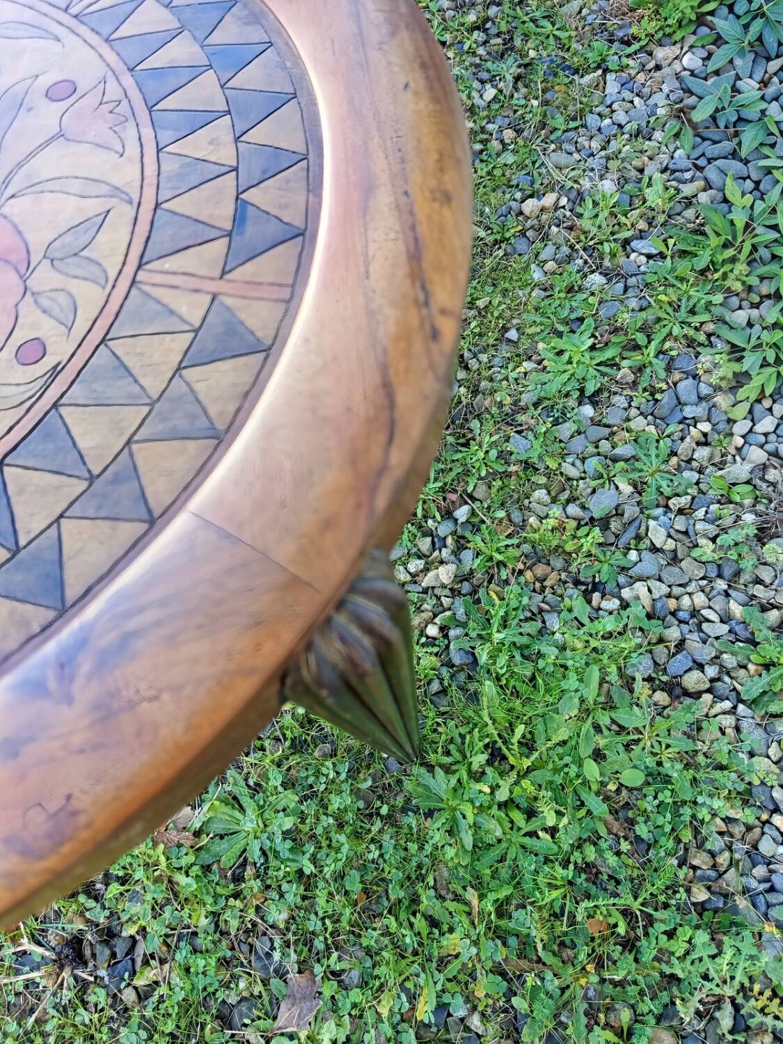 Table d’appoint artistique signée Simone – Pièce unique, années 50