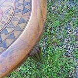 Table d’appoint artistique signée Simone – Pièce unique, années 50