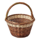 Woven willow basket handcrafted