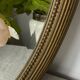 Miroir ovale ancien en bois