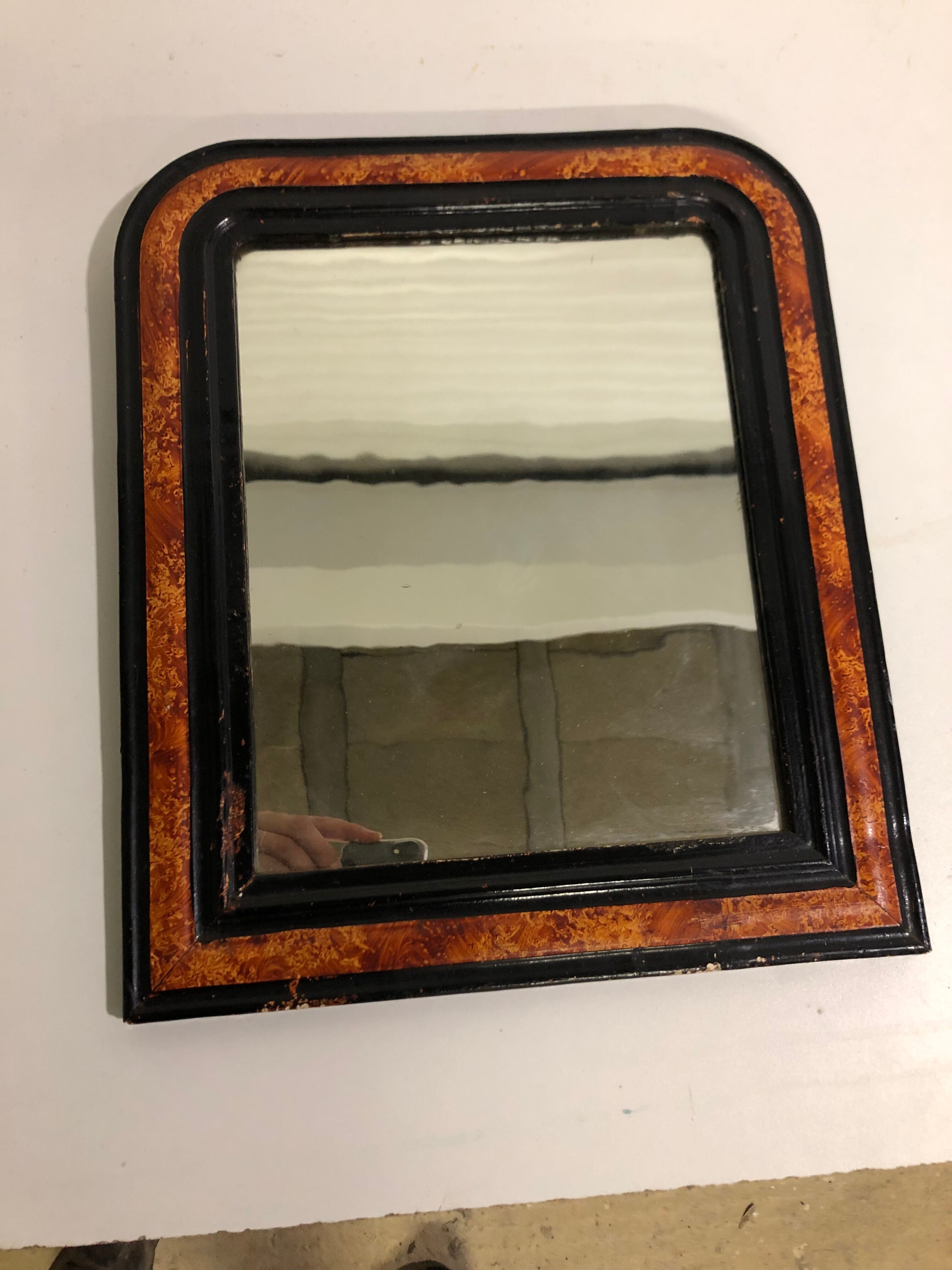 Louis Philippe mirror in french stucco