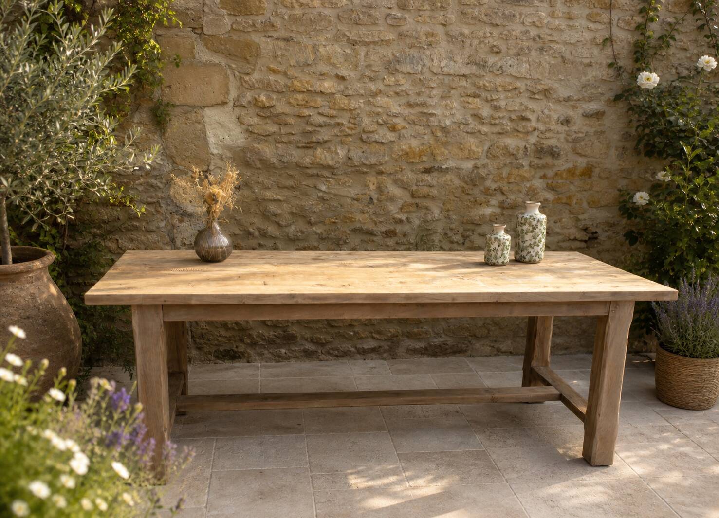 Renovated farmhouse table