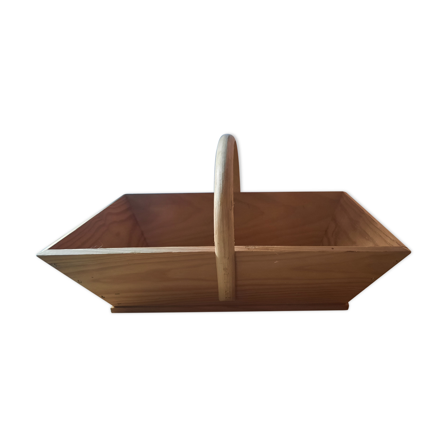 Wooden picking basket