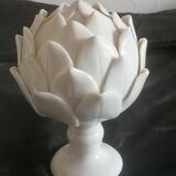Pair of porcelain artichokes. Mid-twentieth century.