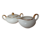 Villeroy & Boch "Biarritz" cream and sugar bowl