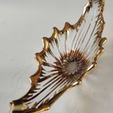 Empty Pocket/Decorative Bowl/Royal Bayel Crystal. 18k gold highlights.