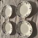 4 flat plates longchamp iron earth model Suzy art deco