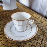 Coffee Service 12 Complete Services in Limonge France Model Versailles Porcelain