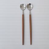 Vintage 1960s salad servers