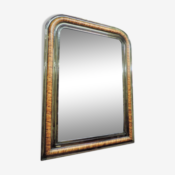 Miroir style louis Philippe  époque 1900 76x102cm