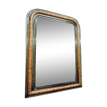 Miroir style louis Philippe  époque 1900 76x102cm
