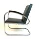 Fauteuil en acier tubulaire Mauser RS 7