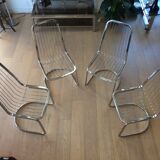 Suite of 4 chairs by Gastone Rinaldi 1970