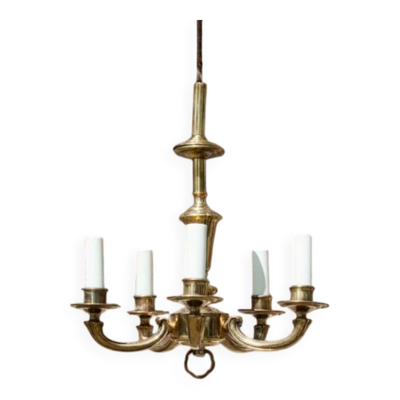 Lustre à cinq bras, Europe occidentale, années 1950.