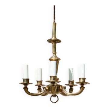 Lustre à cinq bras, Europe occidentale, années 1950.