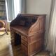 Antique American desk with curtain – original model from the 1920s/30s.