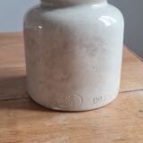 Stoneware mustard pot