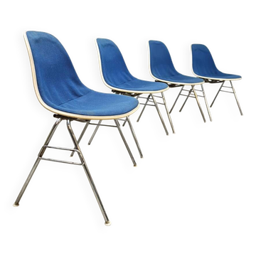 Vintage fiberglass DSX chairs Vitra Eames Herman Miller
