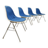 4 chaises DSX vintage en fibre de verre Vitra Eames Herman Miller