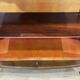 English Chippendale walnut display cabinet from the 1930s