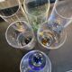 Series of 6 vintage glasses Murano Salviati years 60-70