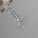 Set of 6 chiseled crystal liqueur glasses