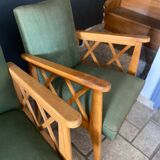 Cross armchairs